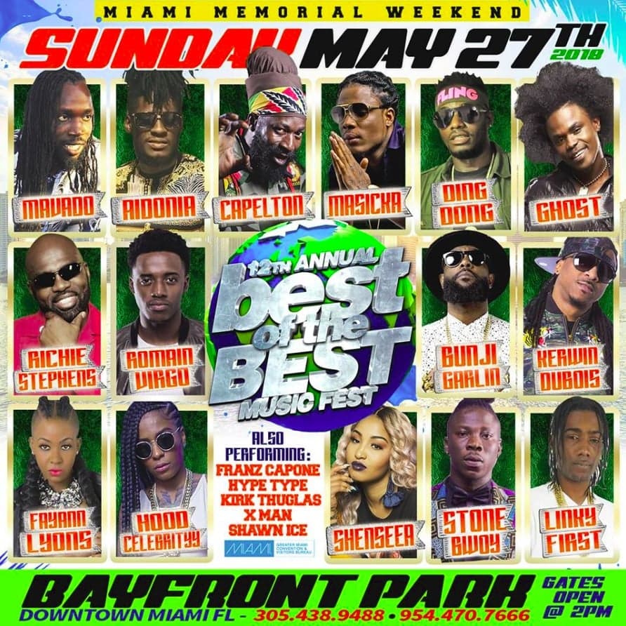 Best of the Best concert announces stellar line-up for its 12th staging in Miami