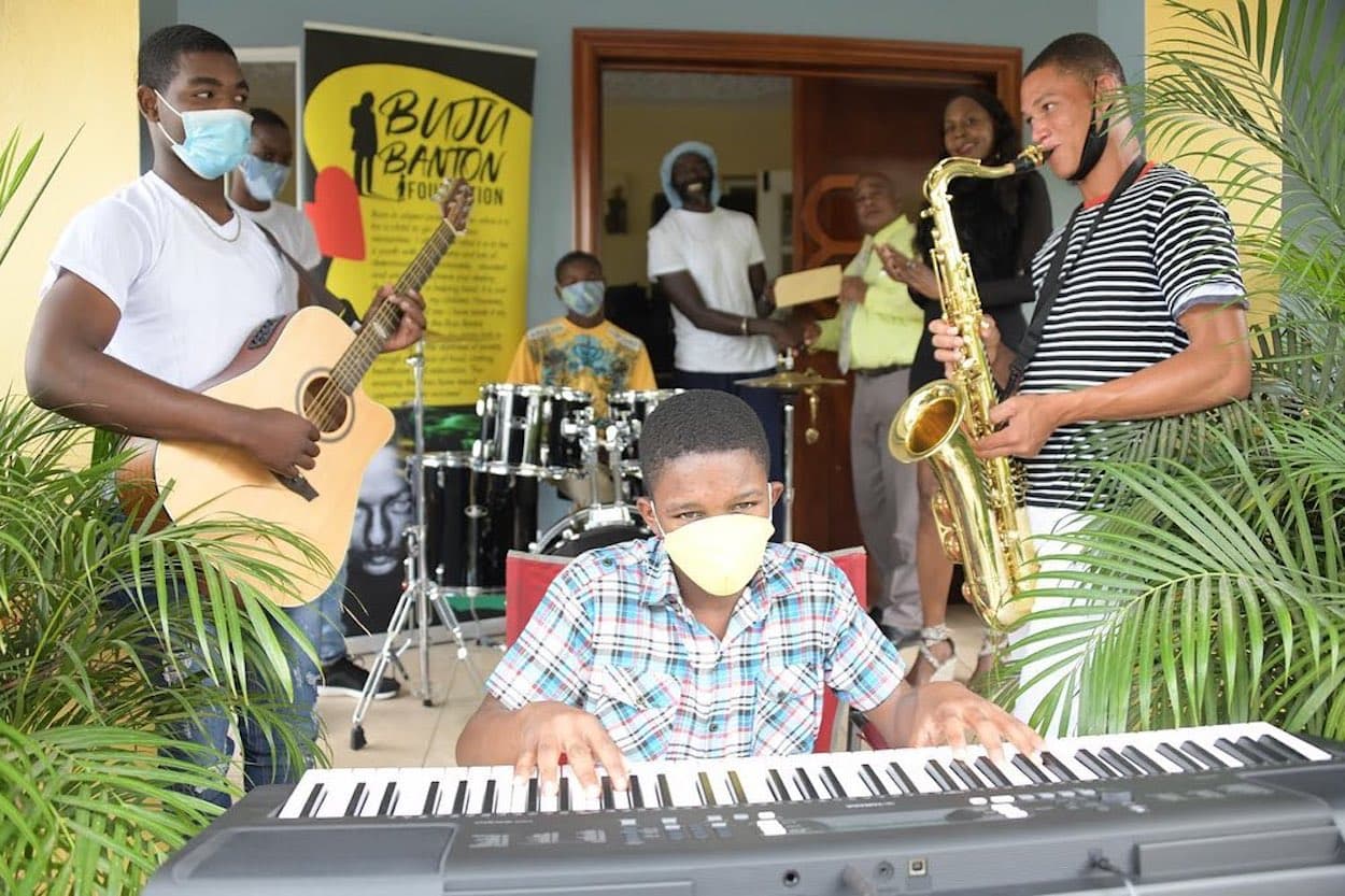 Buju Banton Gifts Music Equipment to Mount Olivet Boys’ Home