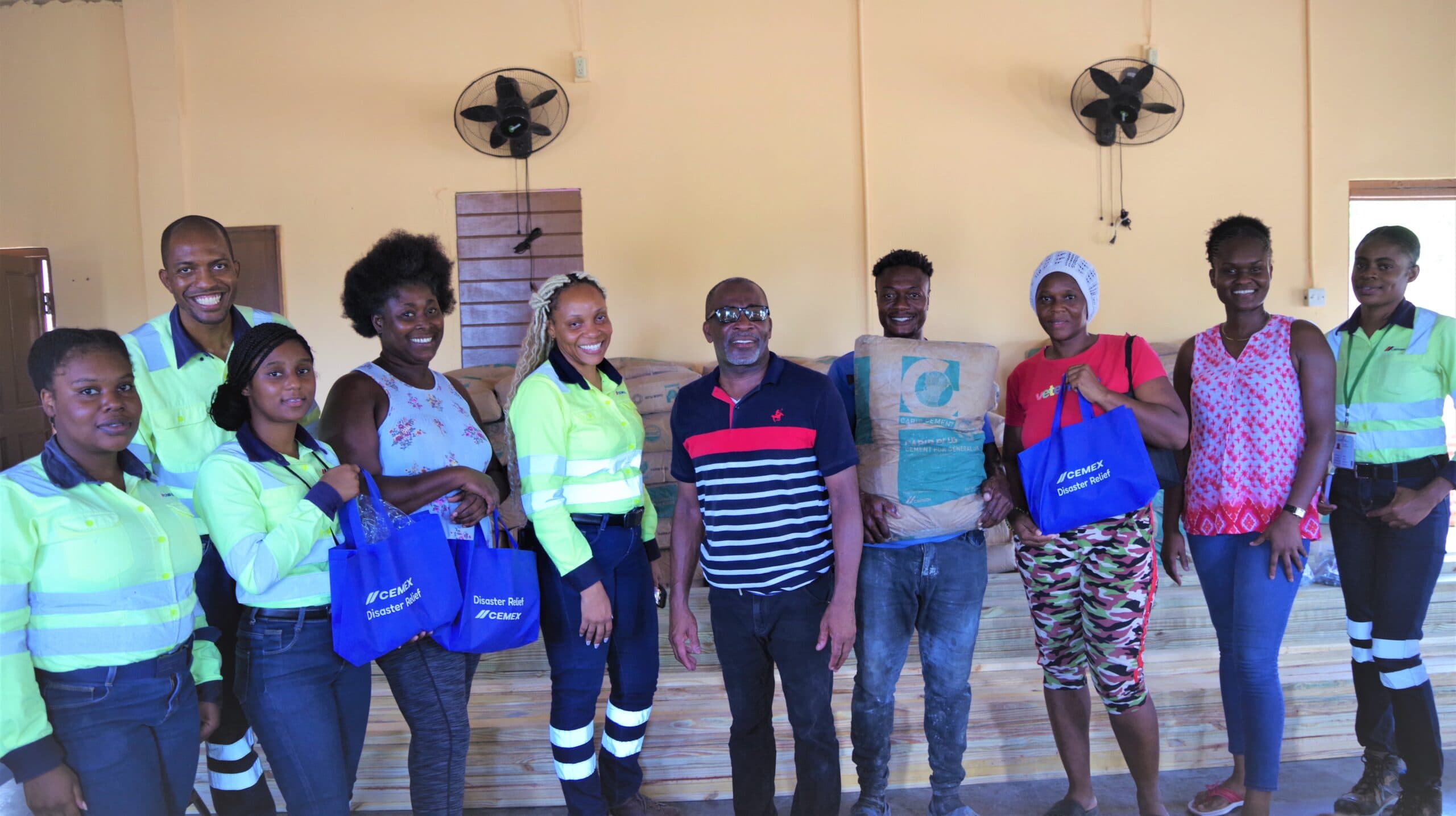 Carib Cement's hurricane emergency relief initiative benefits over 100 families
