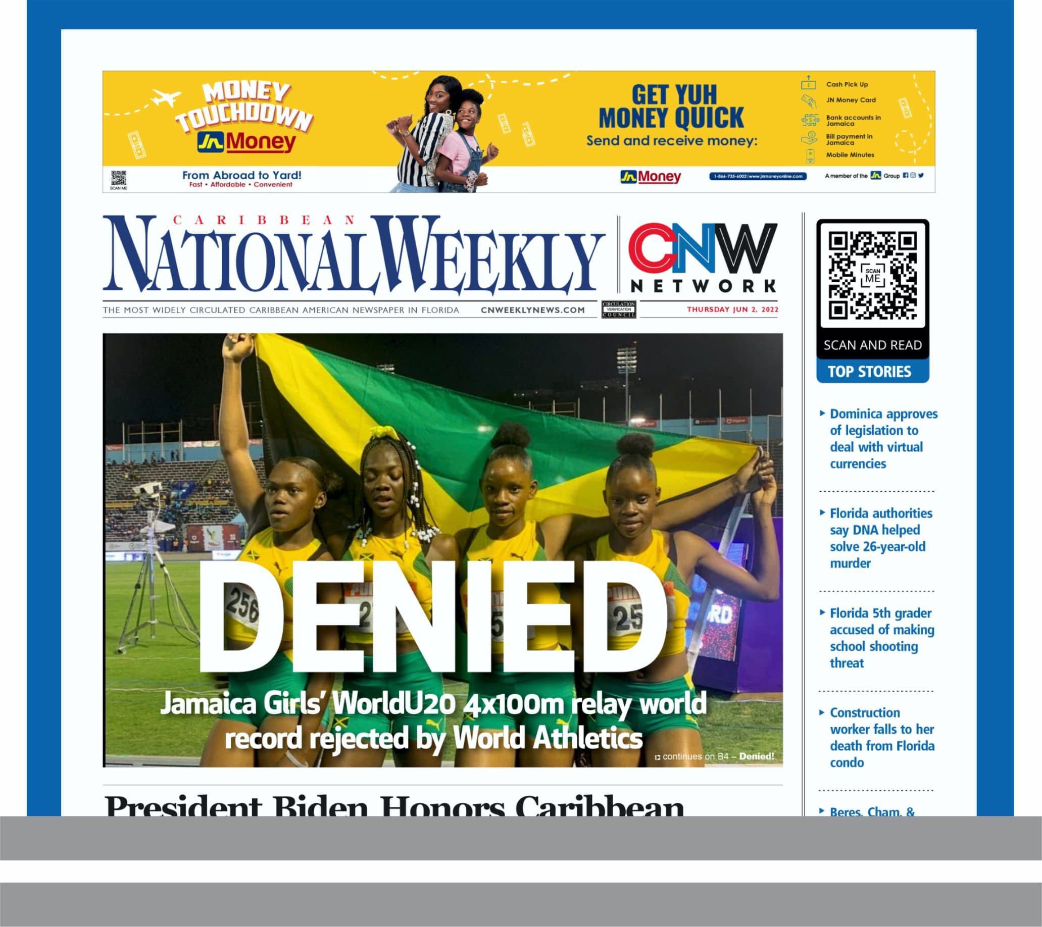 Caribbean National Weekly June 2, 2022