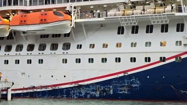 Carnival Magic cruise departs Jamaica following damage from weather