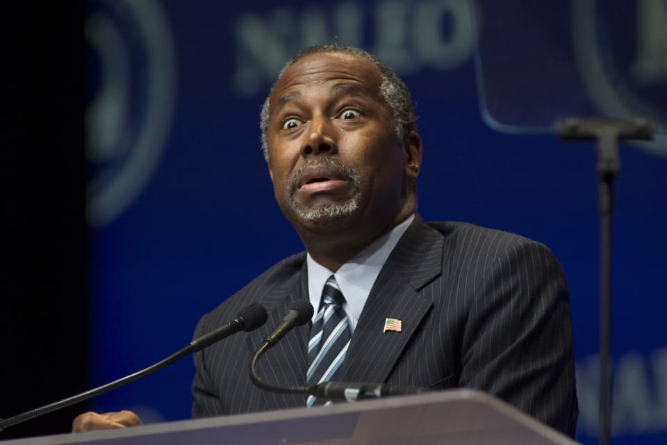 Ben Carson stuck!