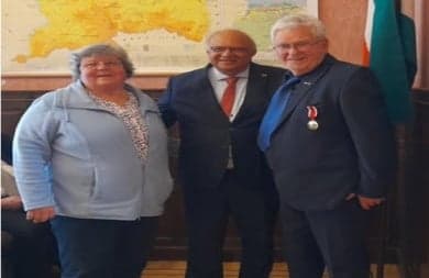 Suriname bestows Knighthood Dutch Educator Cees Verschoor