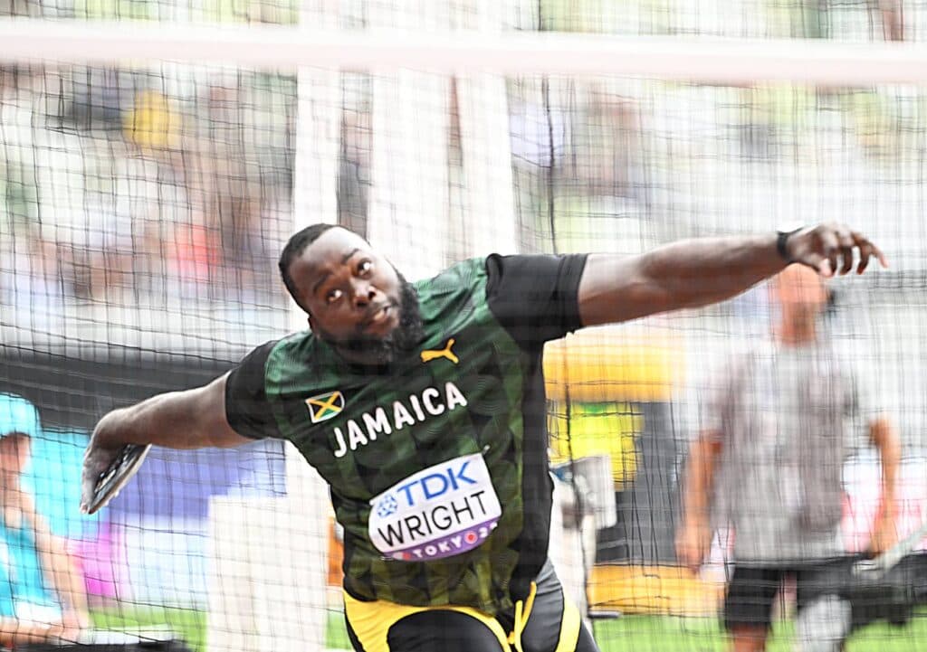 Beyond the discus circle!  Chad Wright builds a legacy across two sports