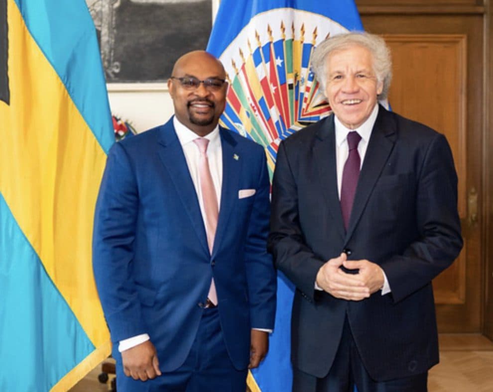 New Bahamas envoy presents credentials to Organization of American States