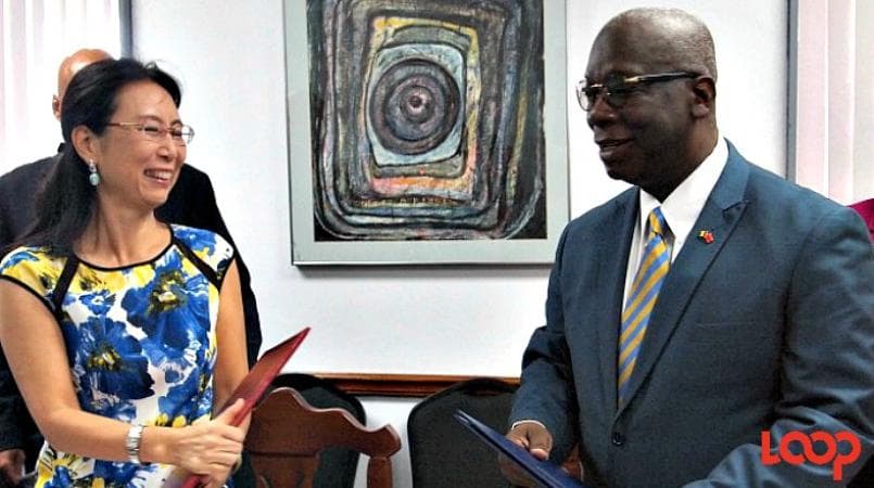 China donates equipment to Barbados schools
