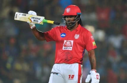 Gayle Half-Century Puts Kings XI into Playoff Contention
