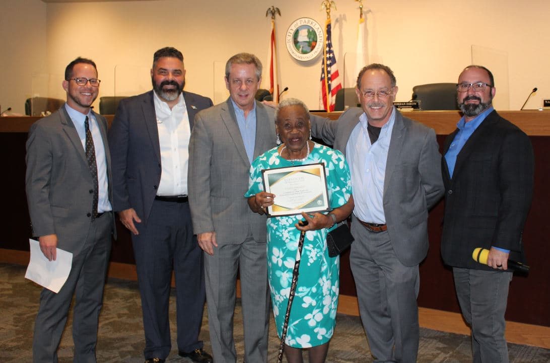City of Parkland Honors Jamaican Violet Edwards as 5th Oldest Degree Recipient in the World