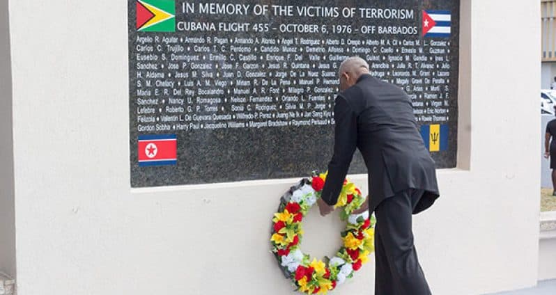 Guyana Marks 48th Anniversary of Cubana Air Disaster