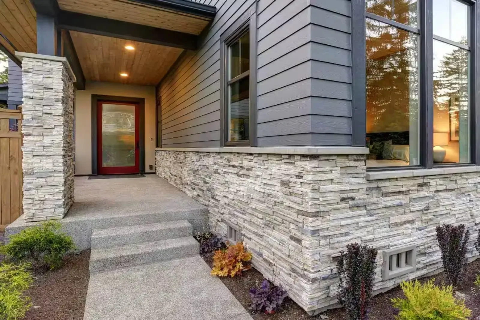 How can cultured stone add curb appeal to your home exterior?