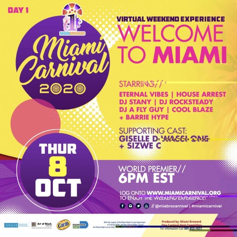 Miami Carnival 2020 - A Virtual Experience Free of Cost