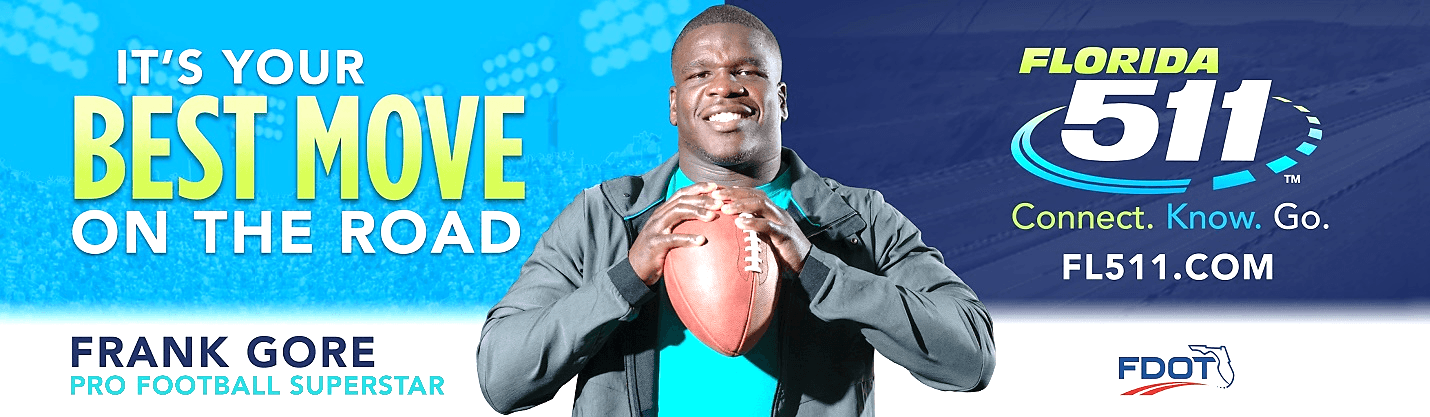 Pro Football Superstar Frank Gore lends his name to FL511