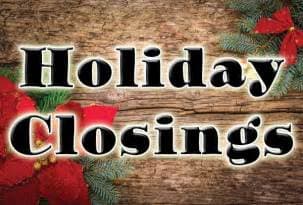 Broward County Christmas and New Year's Holiday Schedule