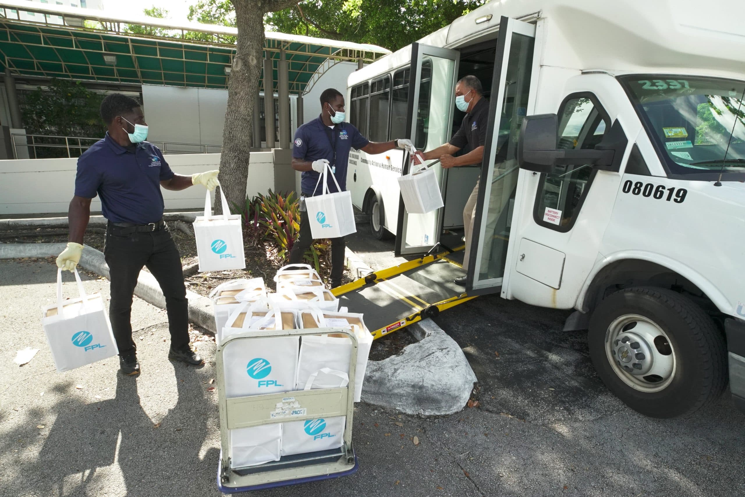 FPL + Partners Help 200 Miami-Dade Homebound Disabled Residents in Little Haiti and North Miami
