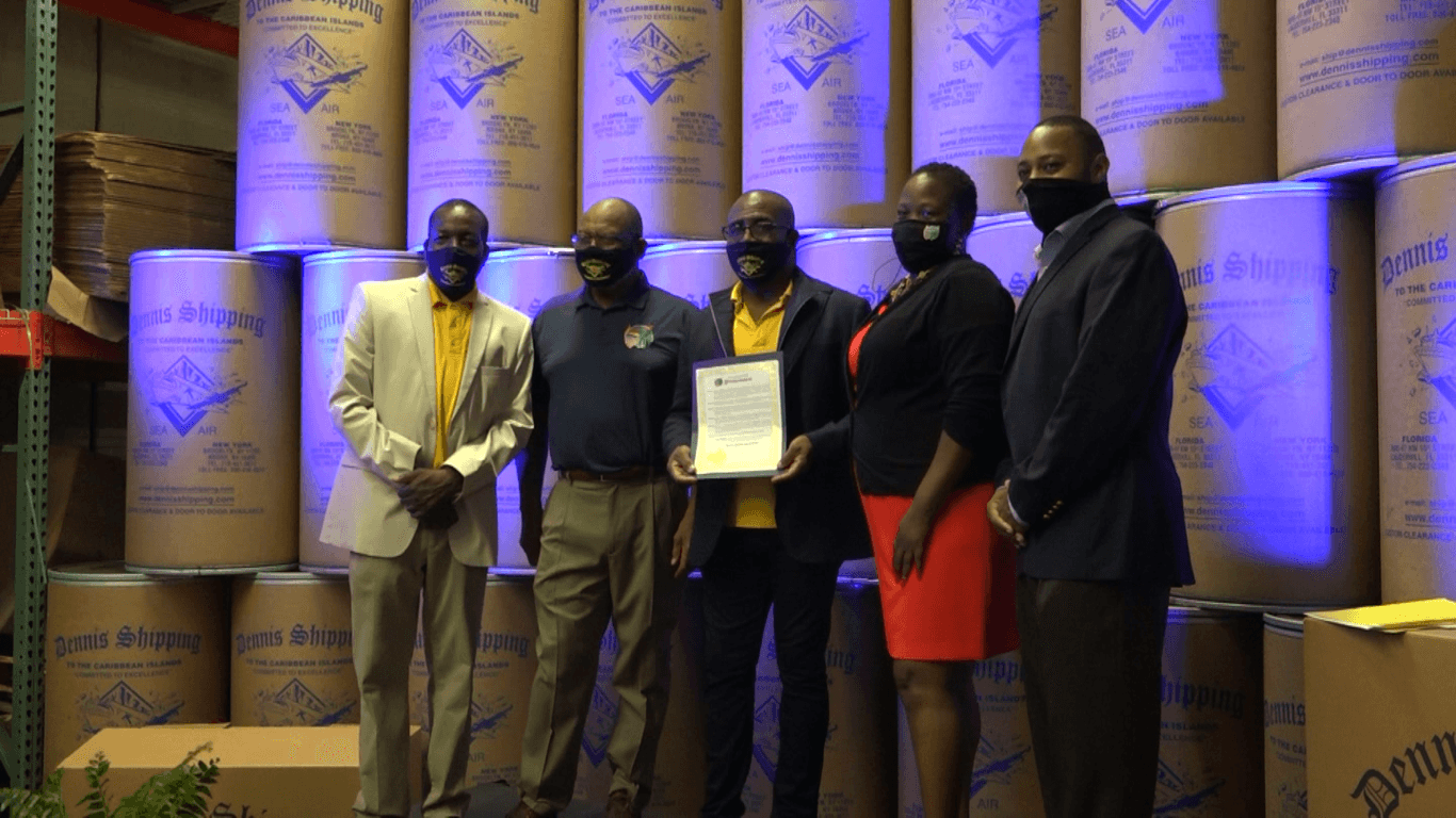 Dennis Shipping Receives Proclamation from Lauderhill Commission