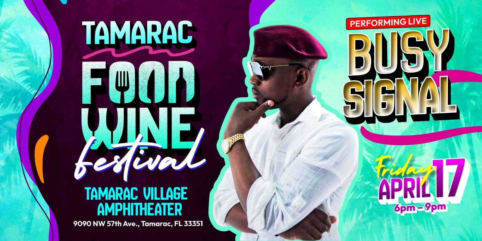 Tamarac launches inaugural Food & Wine Festival with headliner Busy Signal