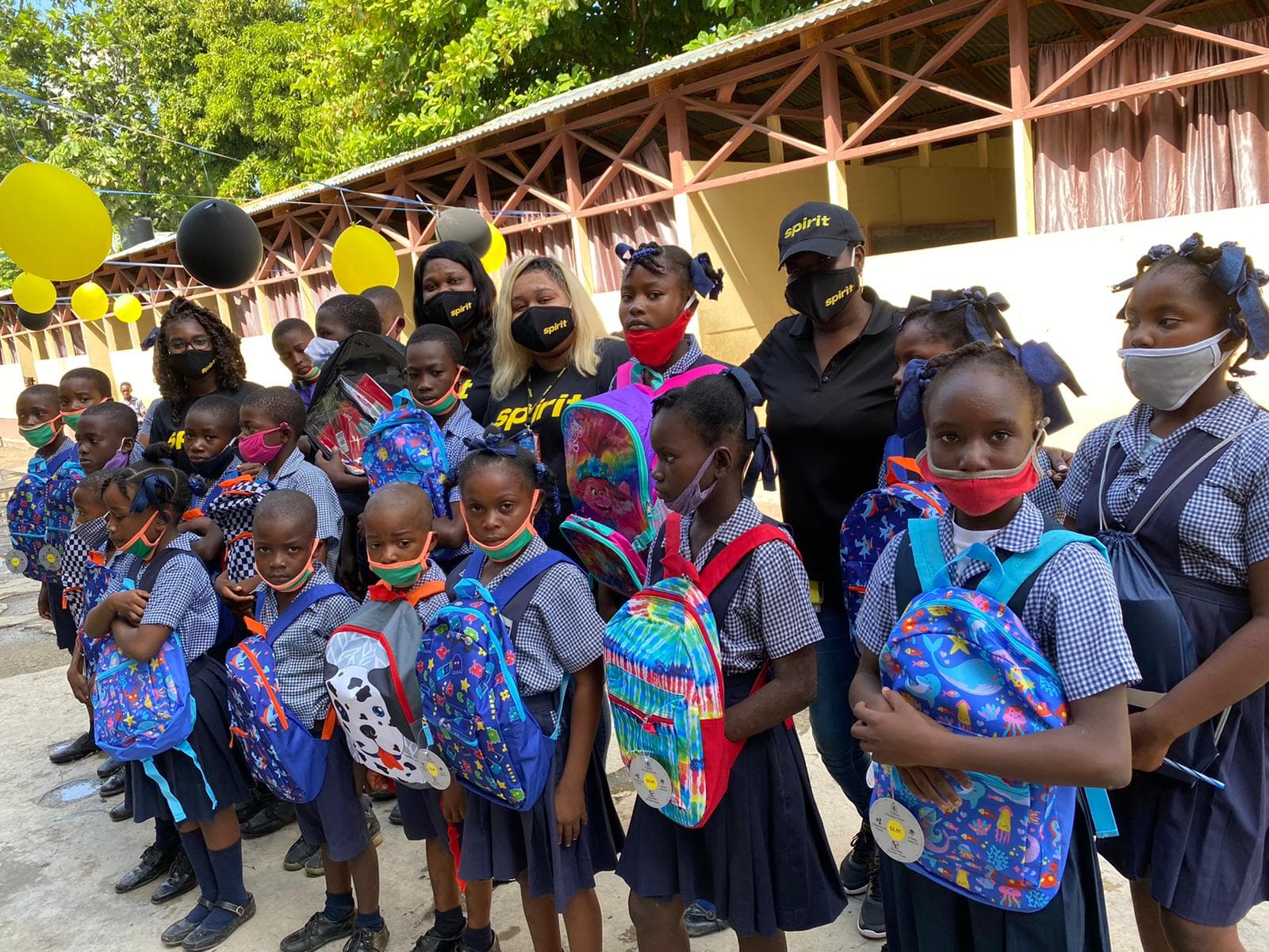 Spirit Airlines Team Member Spearheads School Supply Donation to Students in Haiti