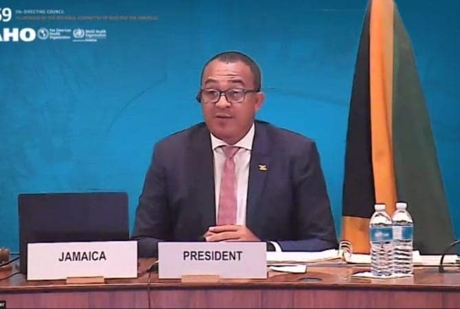 Dr Christopher Tufton Laments Unequal Distribution of COVID-19 Vaccines Globally