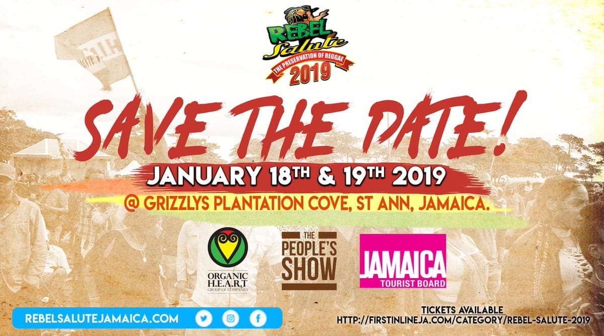 Tony Rebel, Queen Ifrica and Capleton for Rebel Salute 2019