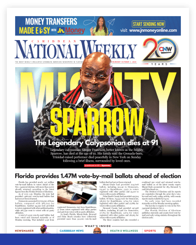 Caribbean National Weekly October 1, 2026