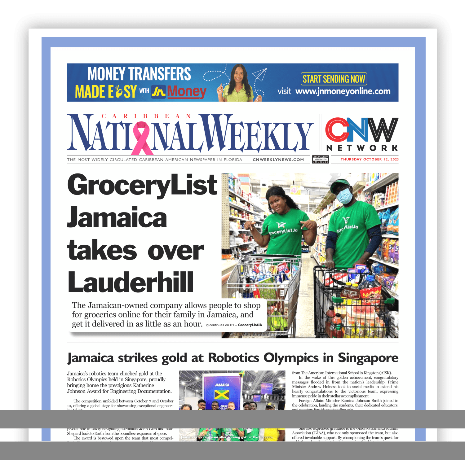 Caribbean National Weekly October 12, 2023