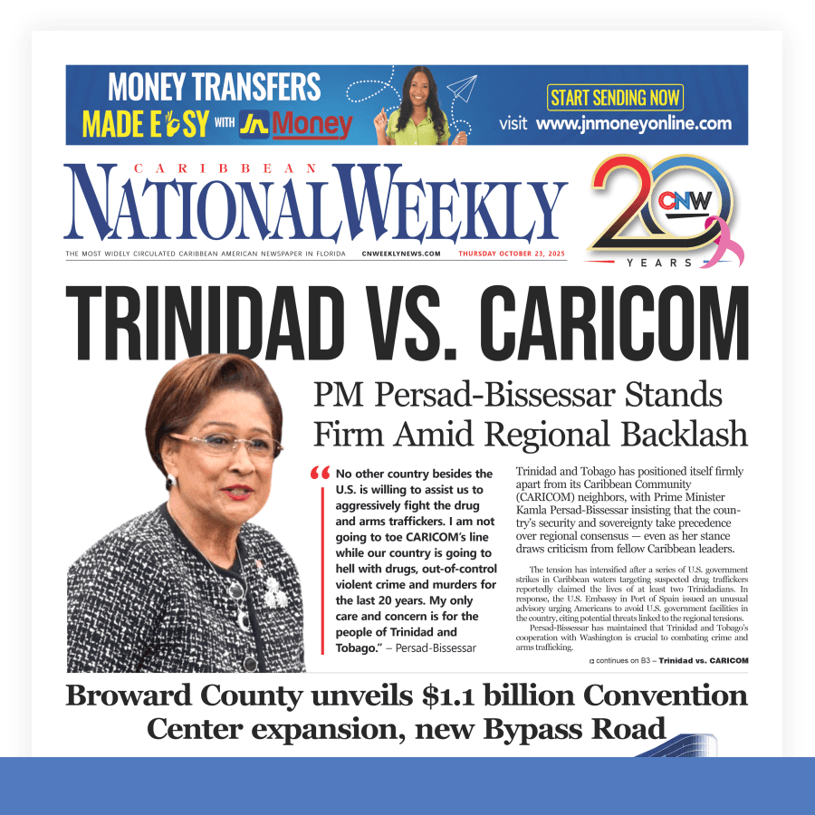 Caribbean National Weekly October 23, 2025