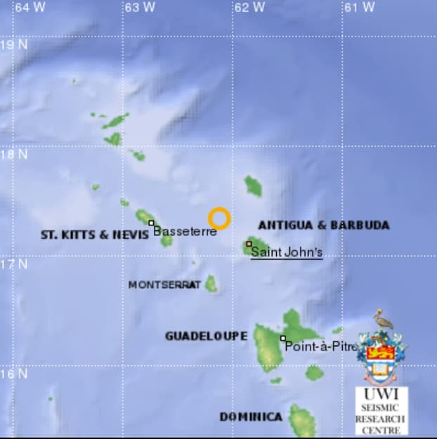 Caribbean rocked by minor earthquake