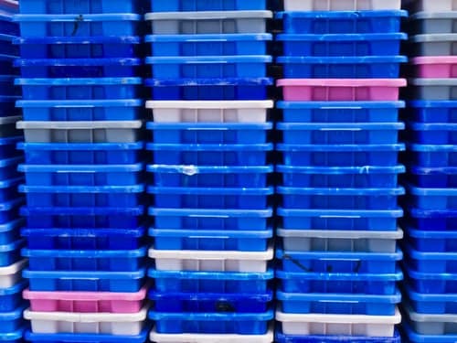 Nesting totes that make returns cheaper and storage easier