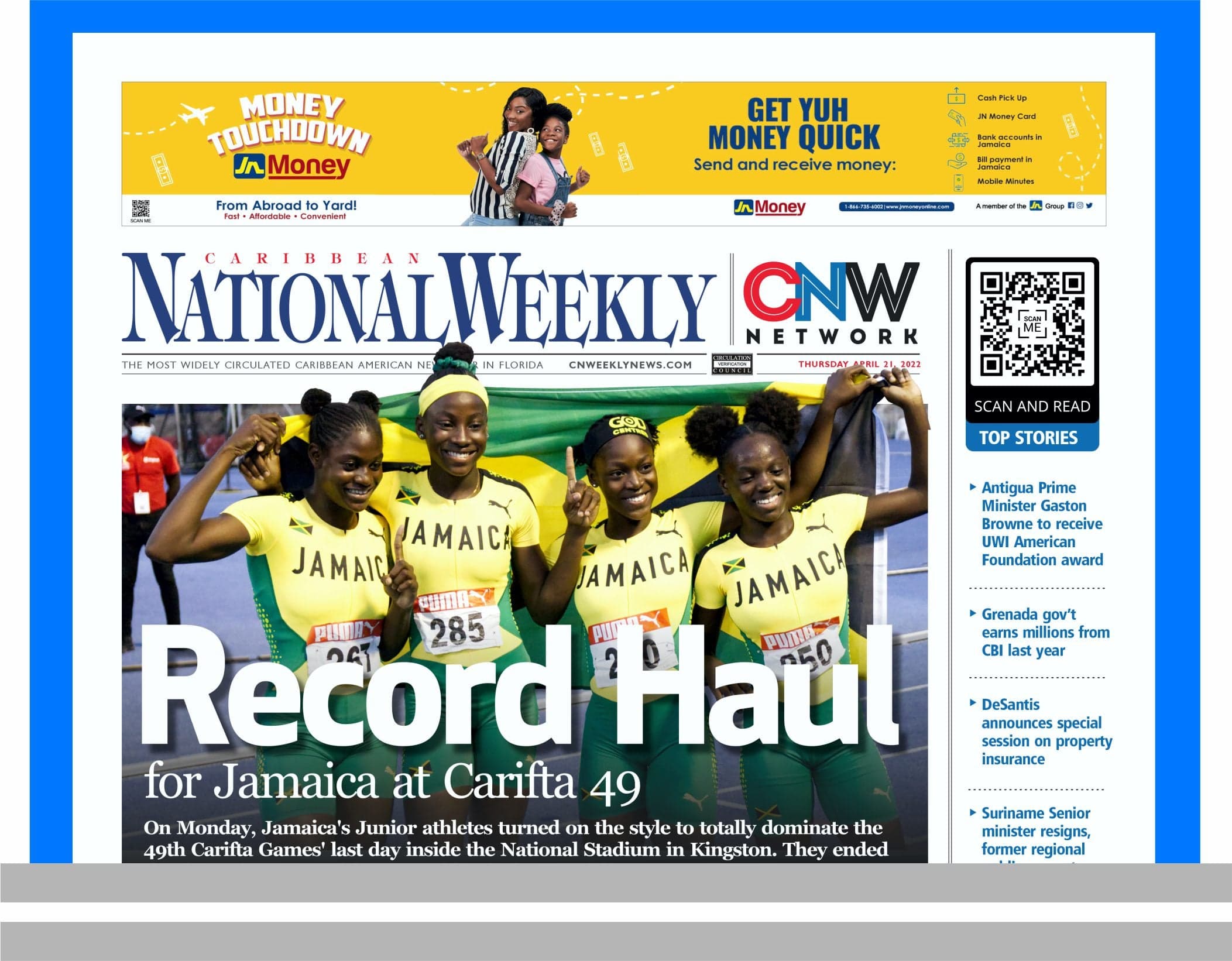 Caribbean National Weekly April 21, 2021