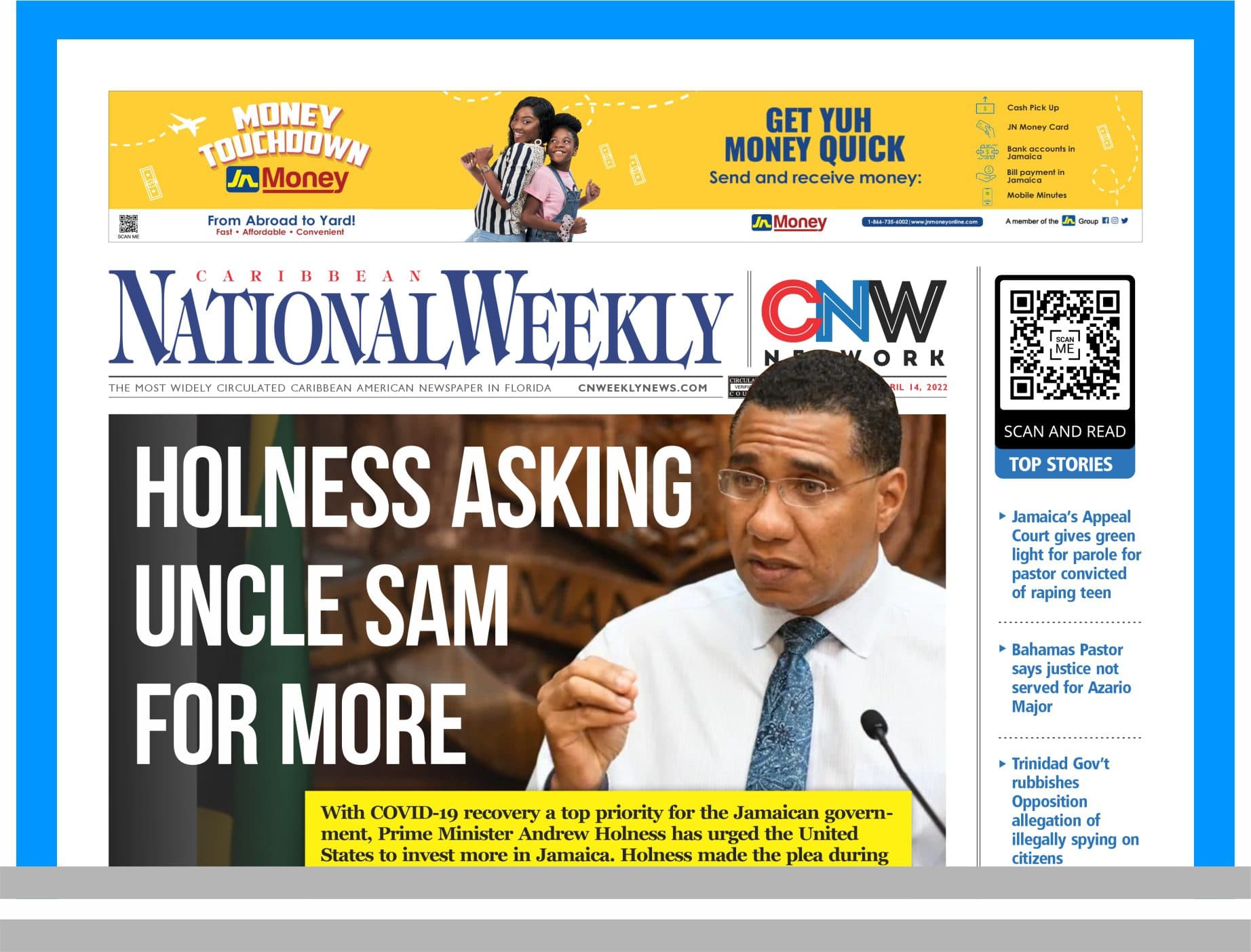 Caribbean National Weekly April 14, 2022