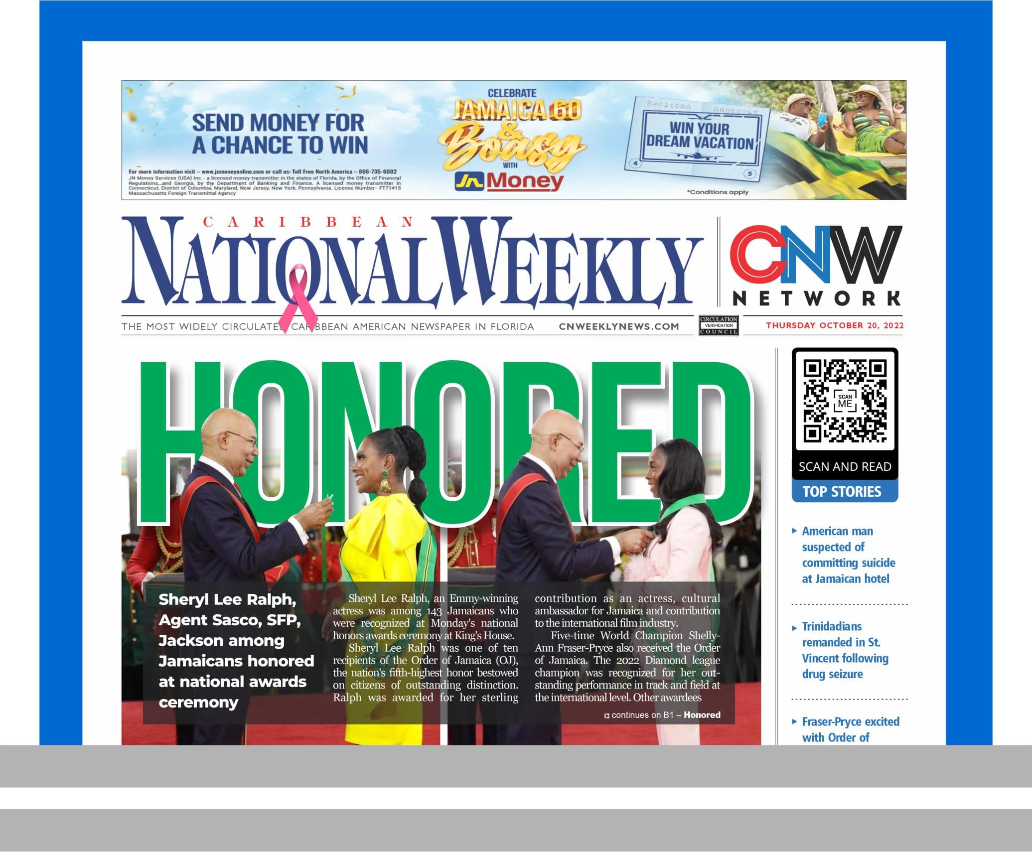 Caribbean National Weekly October 20, 2022