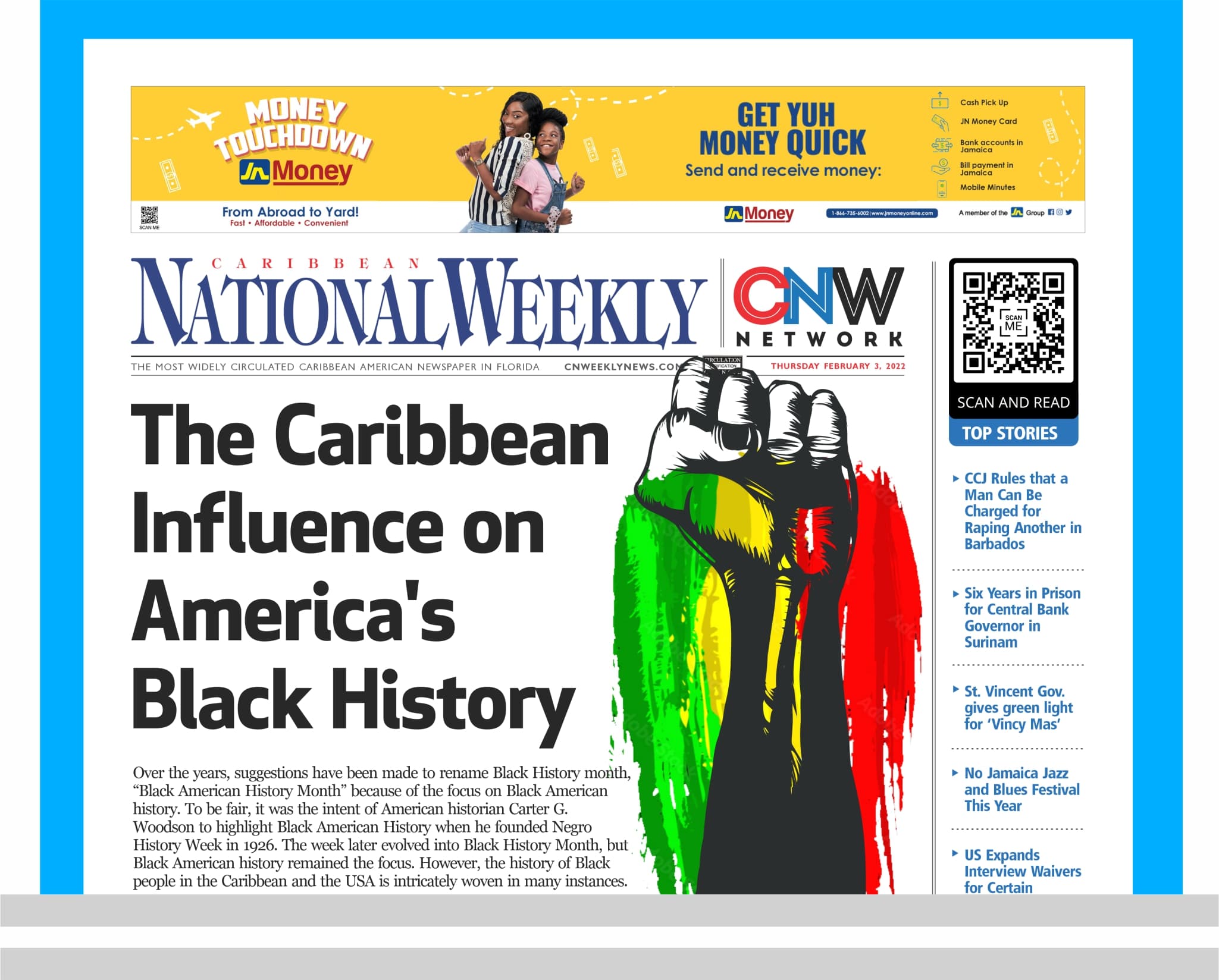 Caribbean National Weekly February 3, 2022