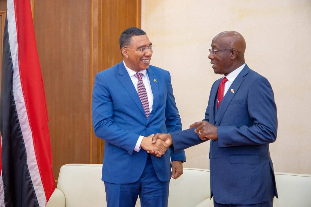 Prime Minister Andrew Holness visiting Trinidad and Tobago for independence celebrations