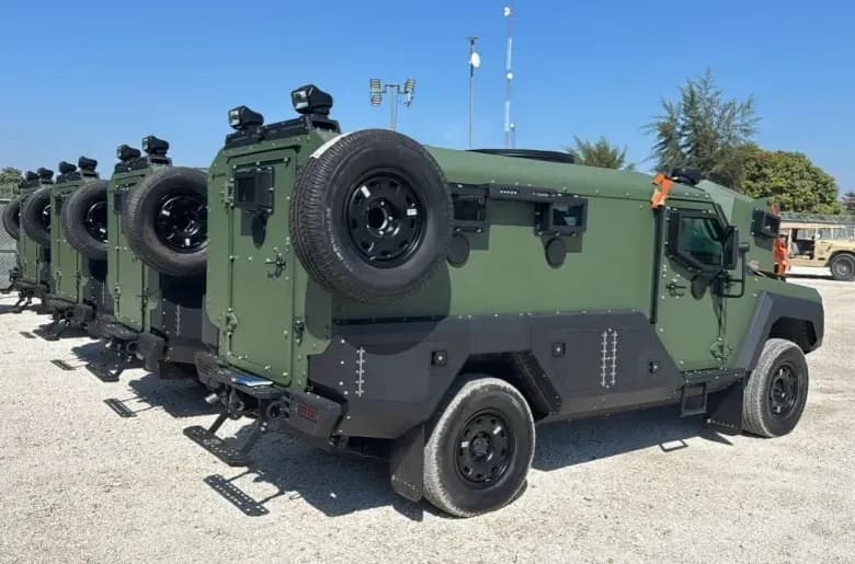 US delivers armored vehicles to Haiti’s new Gang Suppression Force