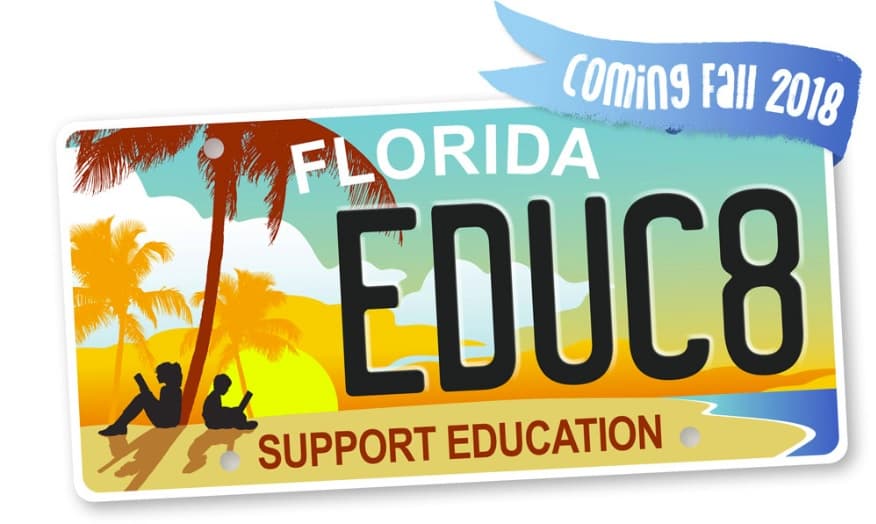 Florida’s Support Education specialty license plate gets a fresh look