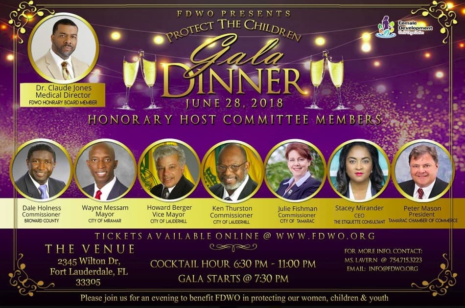 FDWO Third Annual “Protect the Children” Gala on June 28