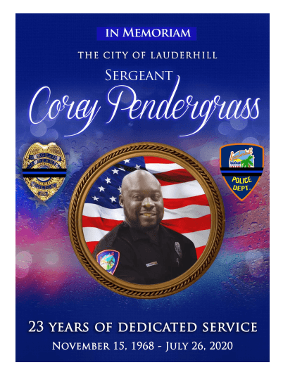 Lauderhill Police Officer Who Died from COVID-19 Complications Promoted to Rank of Sergeant