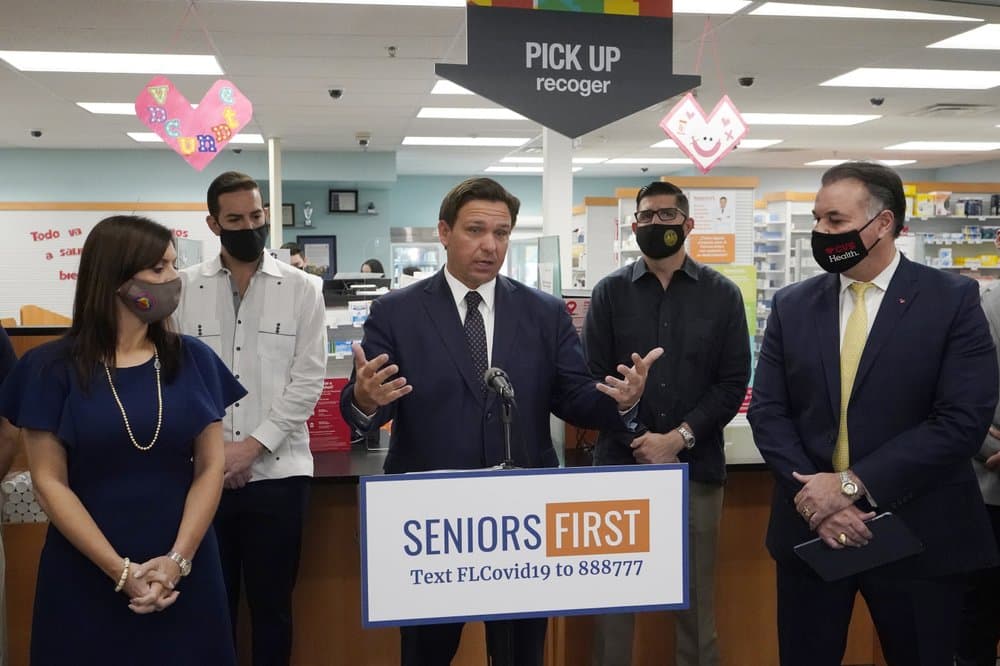 Florida to Start Vaccinating Older Teachers, Police Officers; CVS Joins Distribution