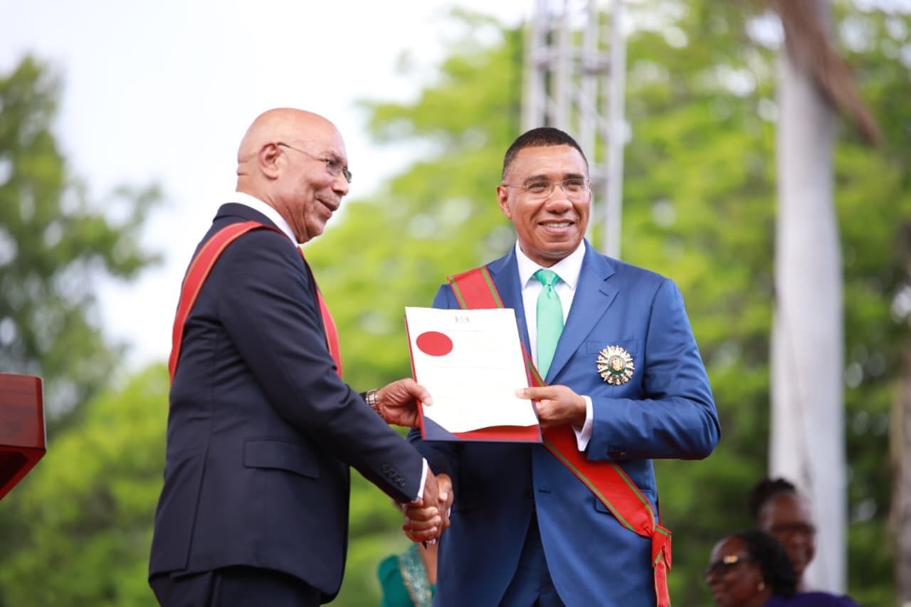 Dr Andrew Holness sworn in as Jamaica’s ninth Prime Minister