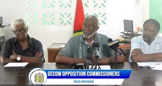 Guyana Opposition Commissioners say September 1 Election Date is premature