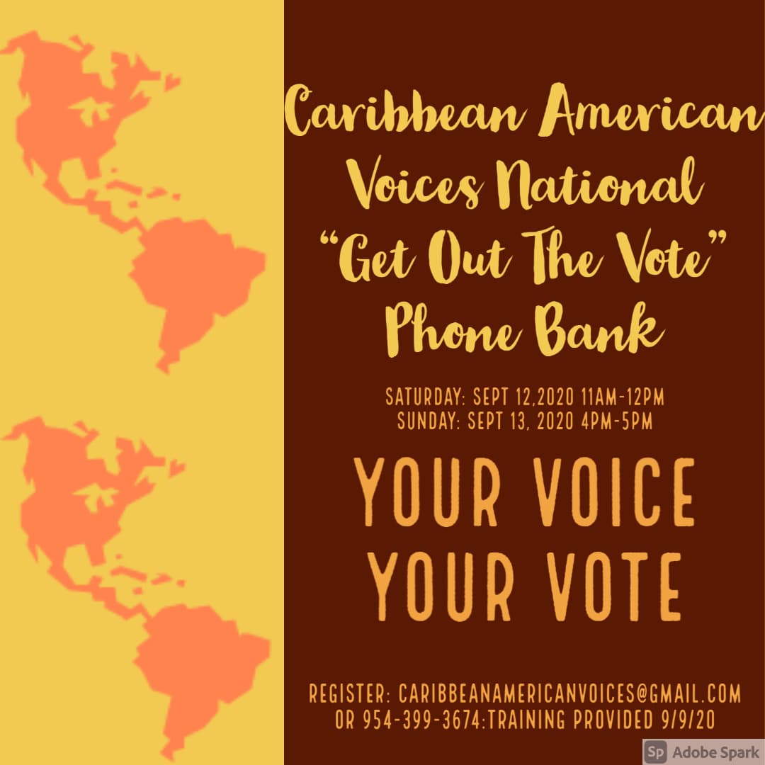 Caribbean American Voices VOTE 2020