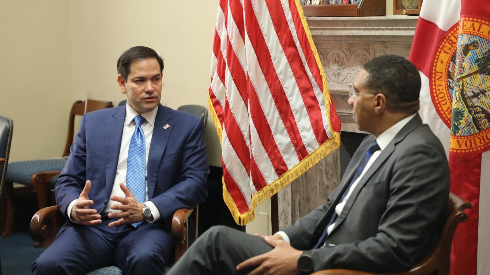 US State Secretary Marco Rubio and Jamaican PM Holness discuss strengthening regional ties