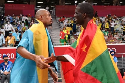 History for Bahamian Steven Gardiner, Grenadian Kirani James at Olympics