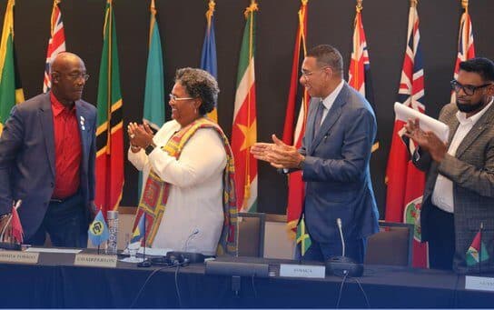CARICOM leaders bid farewell to Trinidad PM Keith Rowley