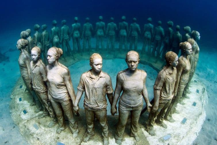Renovation Work on Grenada’s Iconic Underwater Sculpture Park Completed