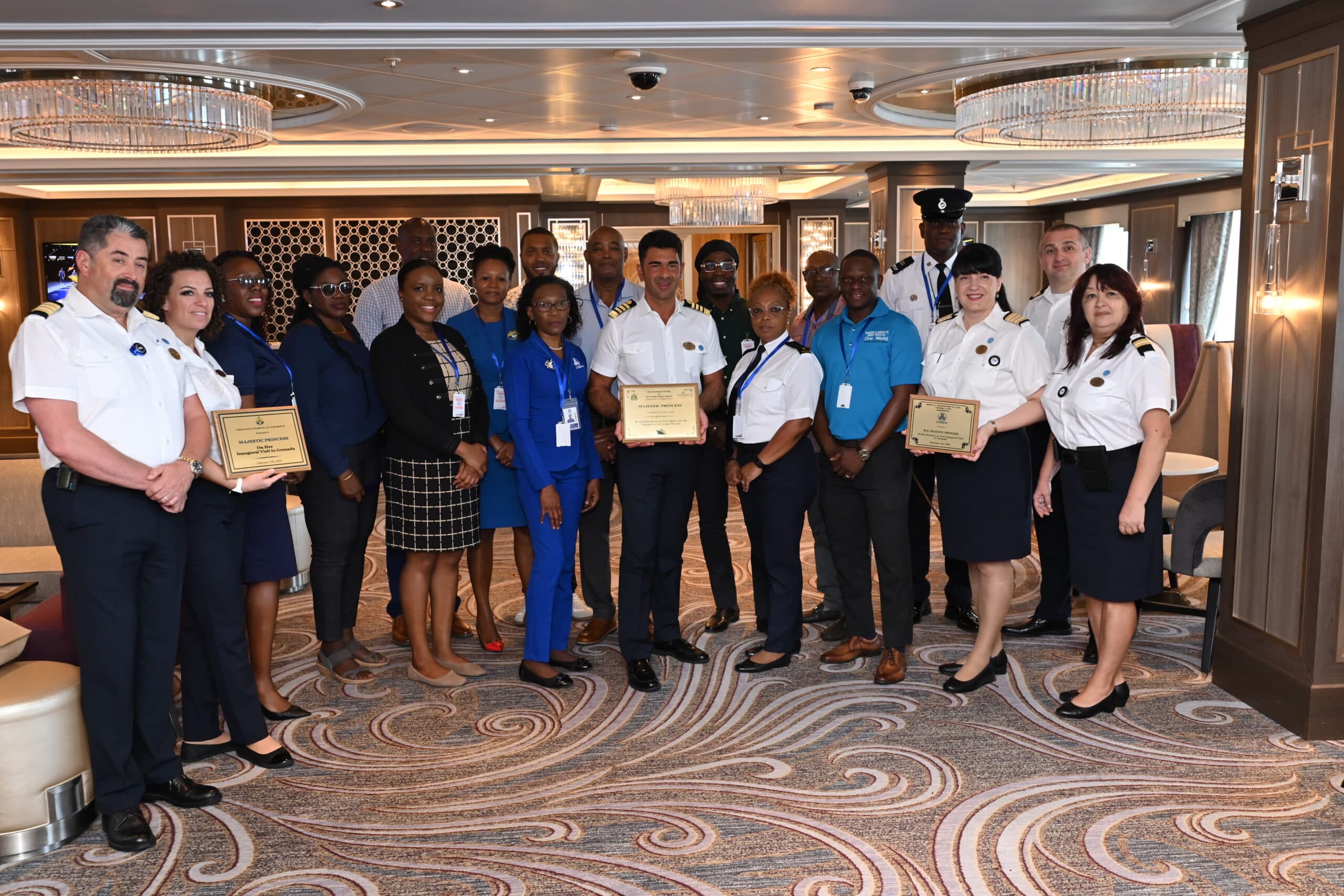 Grenada welcomes Majestic Princess on inaugural cruise visit