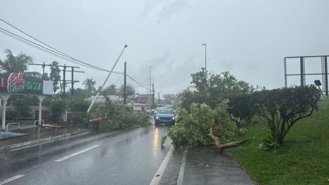 French authorities assess damage after 'mini-tornado' strikes Guadeloupe