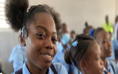 Students return to classes after gang violence closes school in Haiti for three years