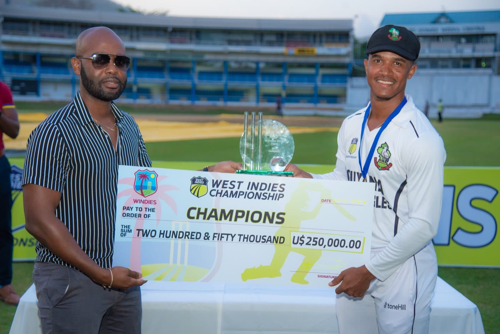 West Indies Academy stuns Barbados Pride, secures West Indies Championship title for Guyana Harpy Eagles
