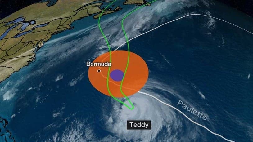 Bermuda Braces for Hurricane Teddy